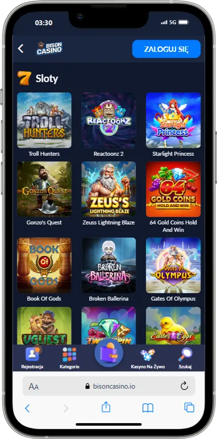 Bison Casino Download Mobiele App